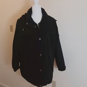 Giacca black petite large black winter jacket